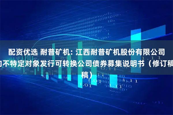 配资优选 耐普矿机: 江西耐普矿机股份有限公司向不特定对象发行可转换公司债券募集说明书（修订稿）